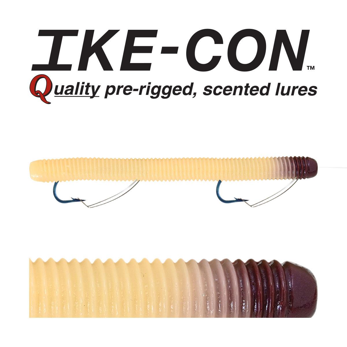 Ike-Con Do Nothing Worm Weedless 4